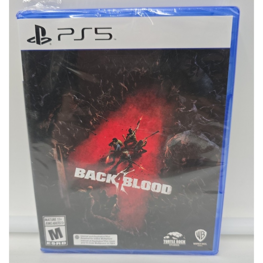 NEW Back 4 Blood PS5 PlayStation 5 Zombie Survival Horror Co-Op FPS Video Game